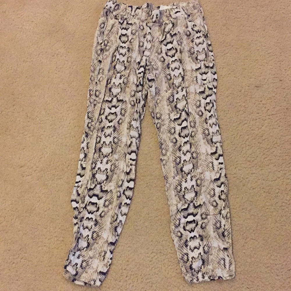 H&M Snake Print Pant